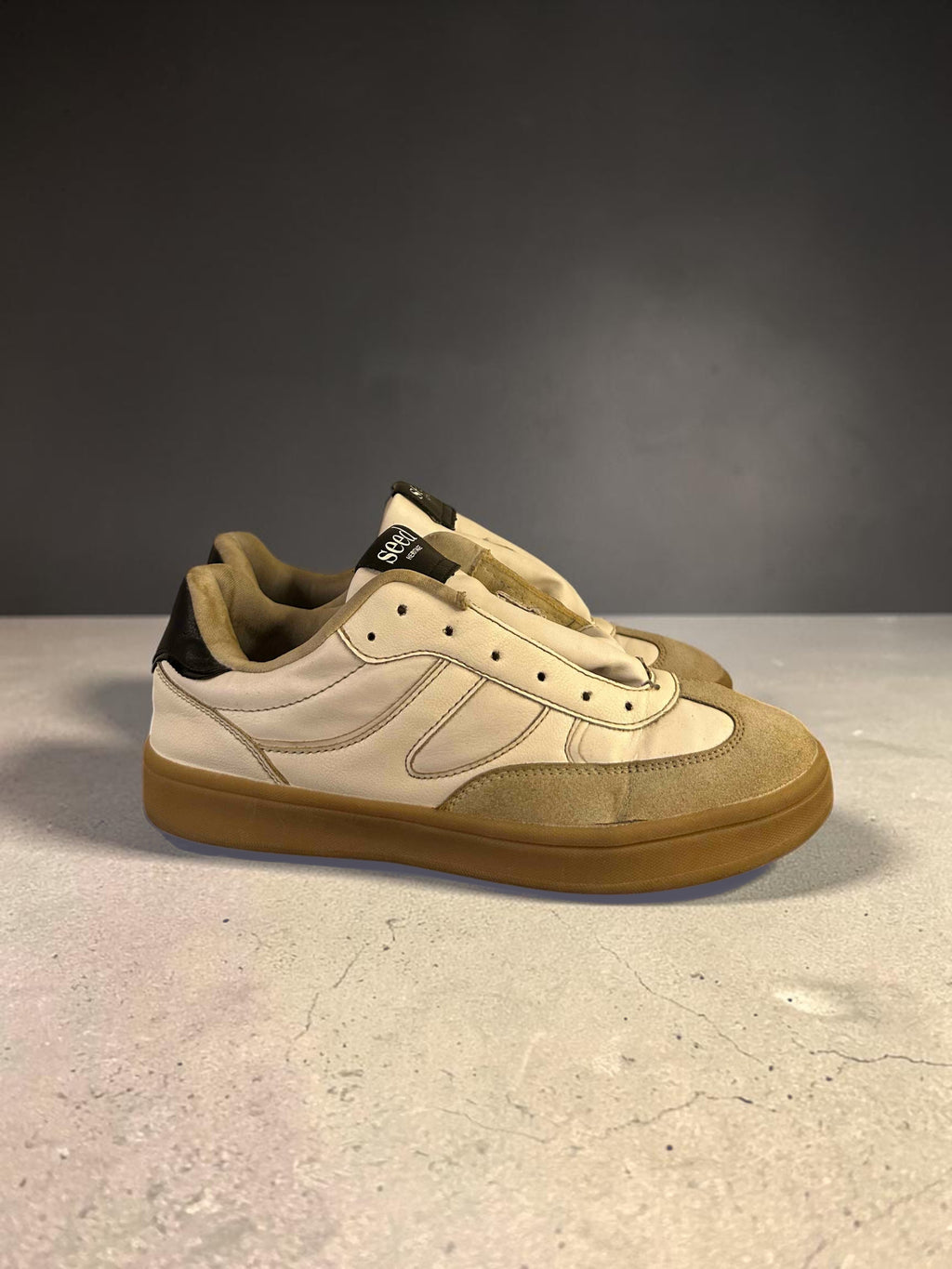 SEED HERITAGE RETRO GUM SOLE SNEAKERS