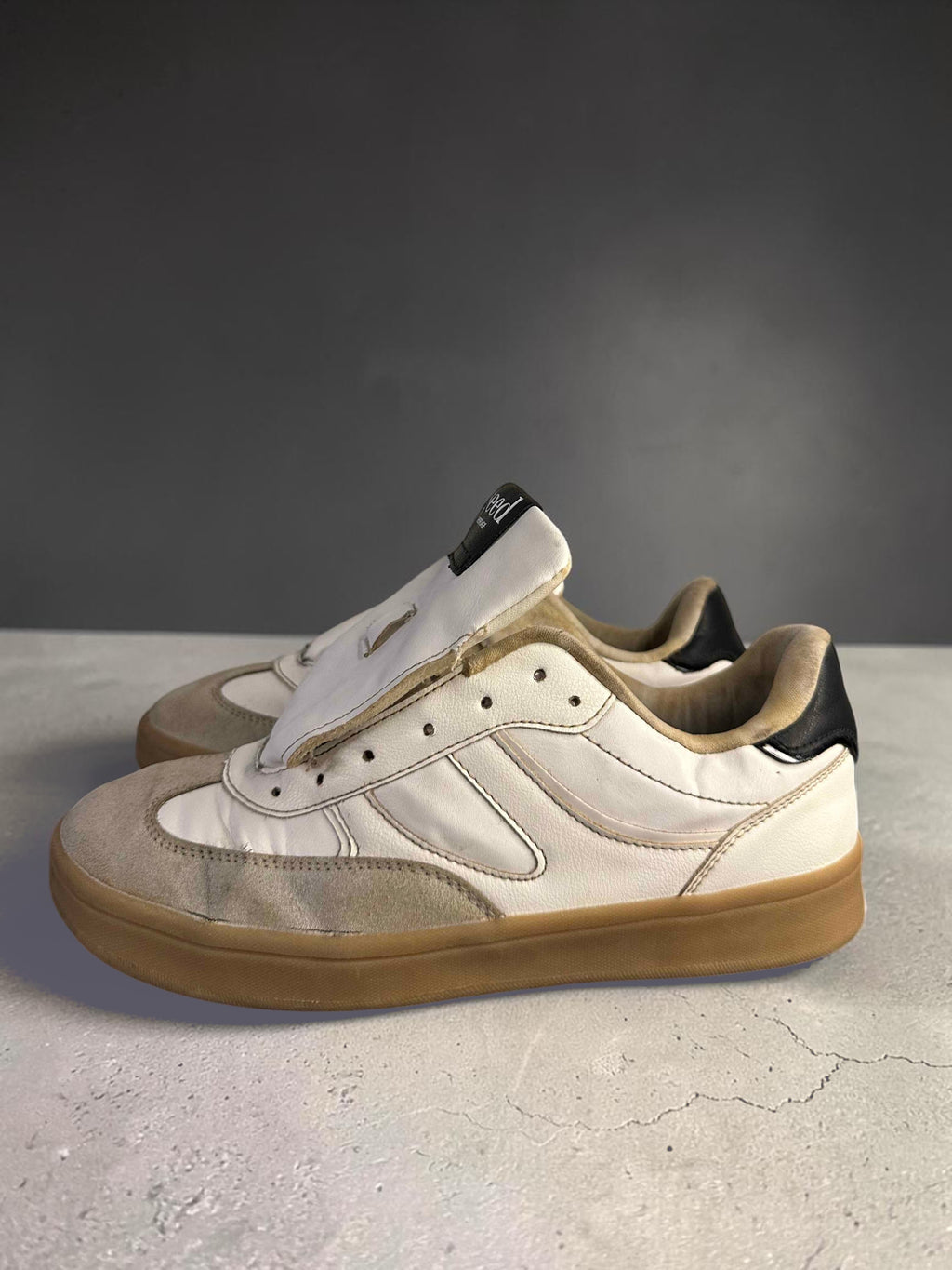SEED HERITAGE RETRO GUM SOLE SNEAKERS