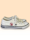 Armani Jeans Classic Canvas Low-Top Sneakers – Off-White