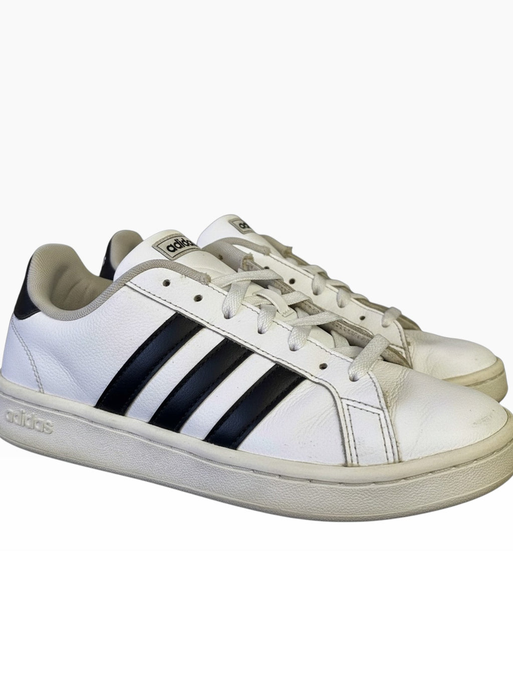 Adidas Grand Court Base ‘White & Black’ Lifestyle Sneakers