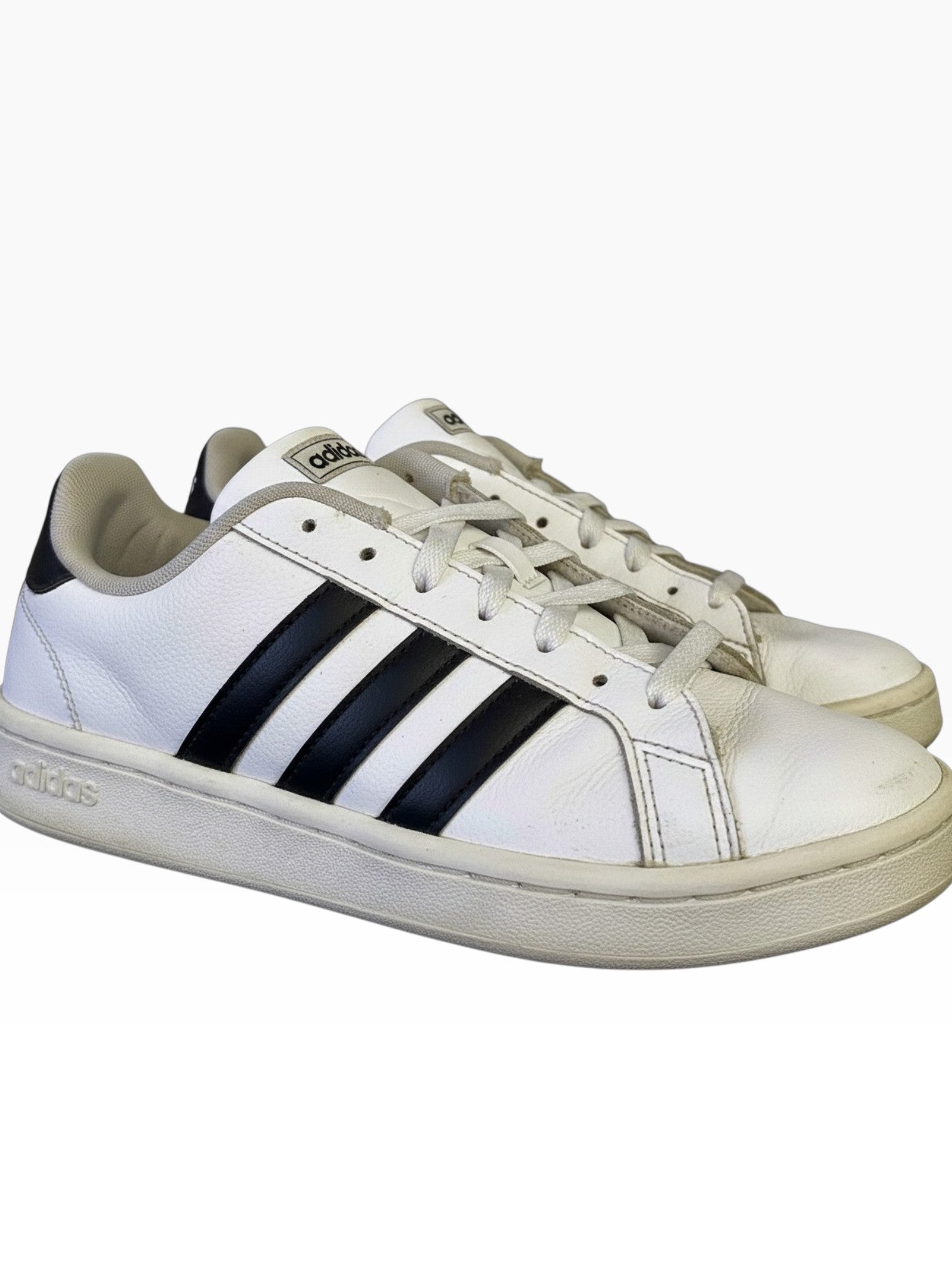 Adidas Grand Court Base ‘White & Black’ Lifestyle Sneakers